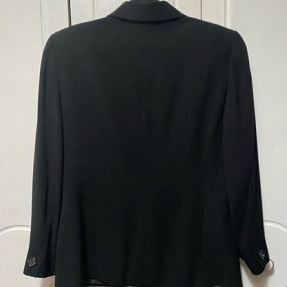 Anne Klein Black fully lined blazer jacket size 6 - Picture 5 of 8